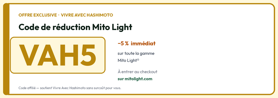 Code de réduction partenaire Mito Light — 5% sur toute la gamme