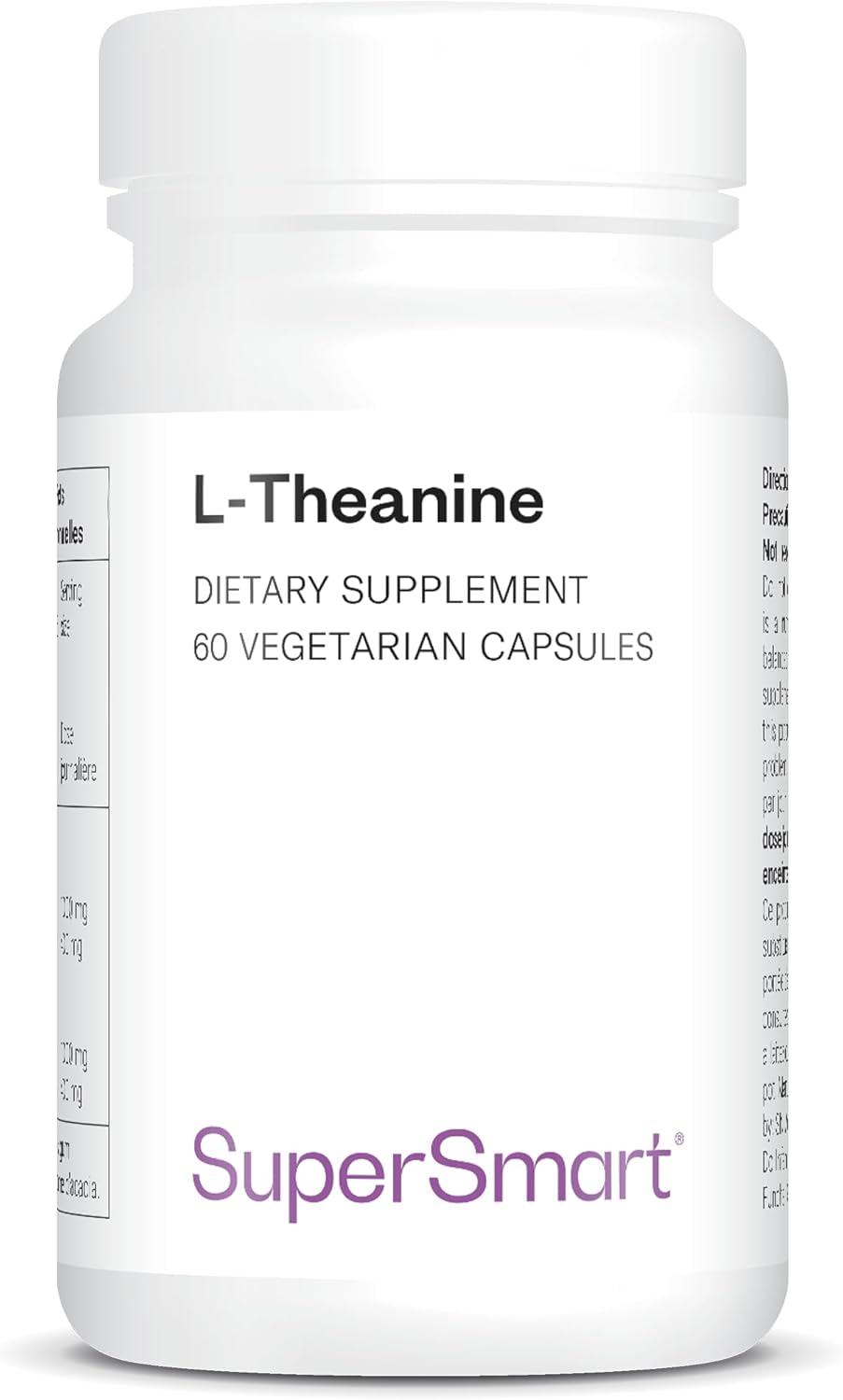 SuperSmart L-Théanine Suntheanine — relaxation sans somnolence vegan